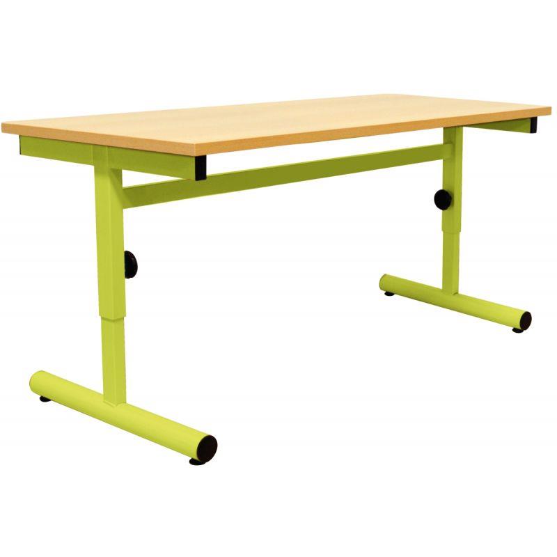 Image de  Table maternelle 160x80cm T1 à T3 vert granny 