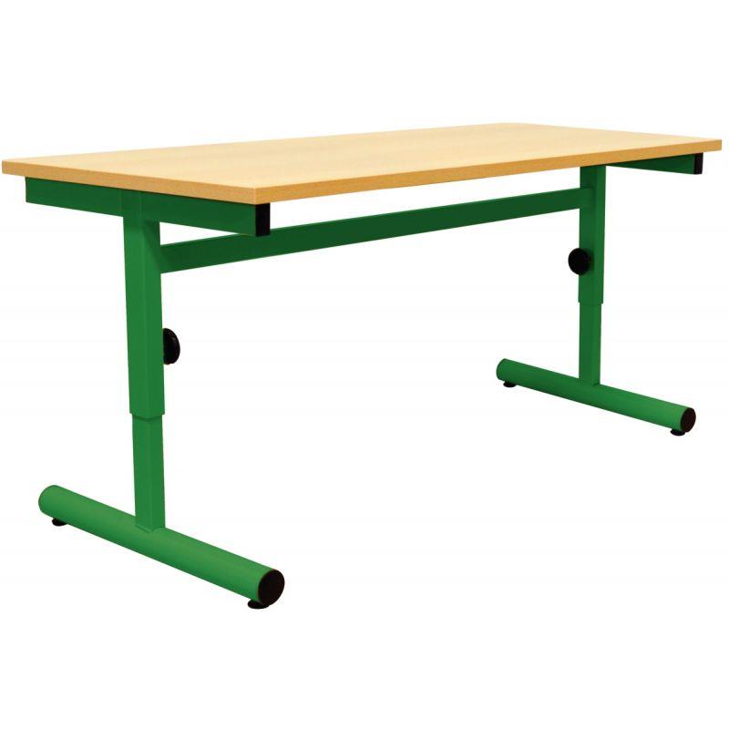 Image de  Table maternelle 120x80cm T1 à T3 vert 