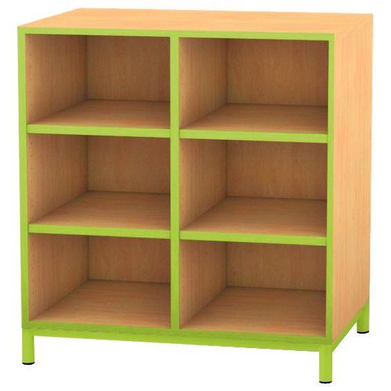 Image de  Meuble 6 cases vert granny 