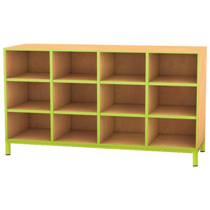 Image de  Meuble 12 cases vert granny 