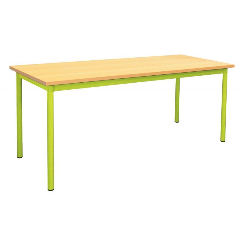 Image de  Table maternelle 120x60cm T0 vert granny 
