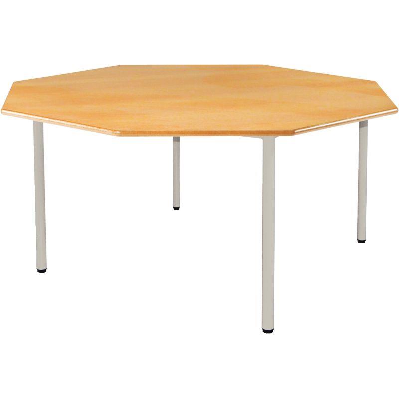 Image de  Table  octogonale 4 pieds Ø120cm T0 gris alu 