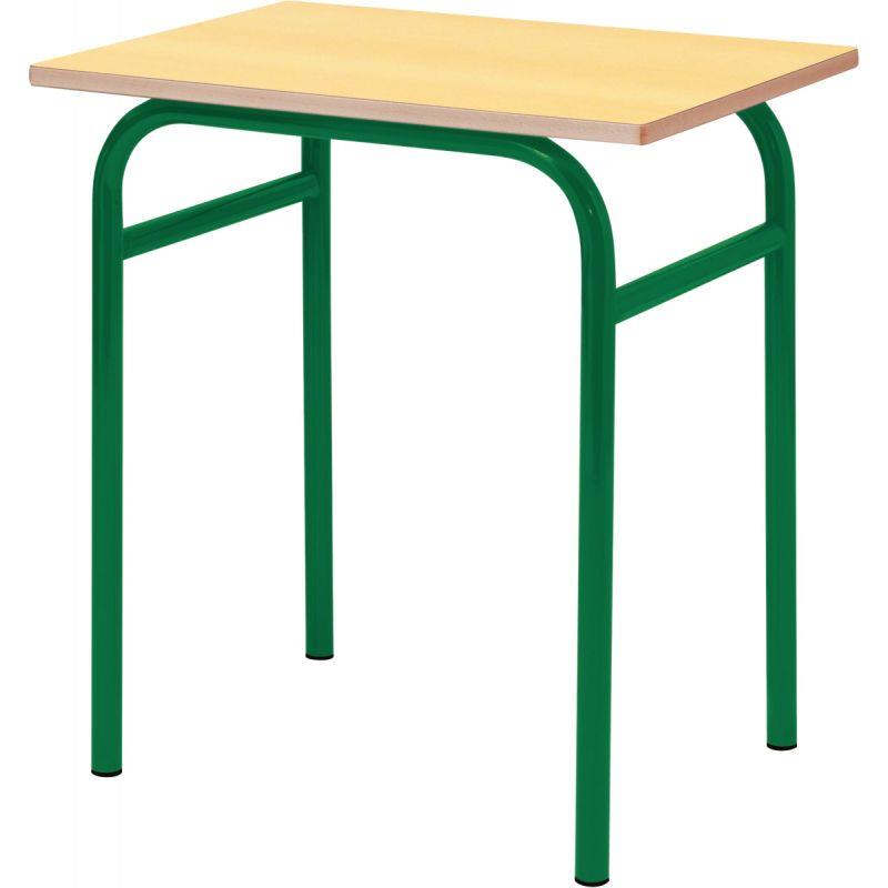 Image de  Table fixe 4 pieds 70x50cm T5 vert 