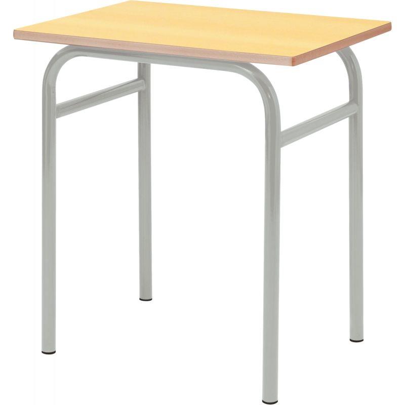 Image de  Table fixe 4 pieds 70x50cm T6 gris alu 