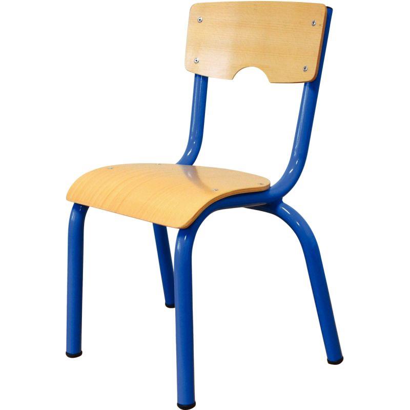 Image de  Chaise 4 pieds T0 bleu 
