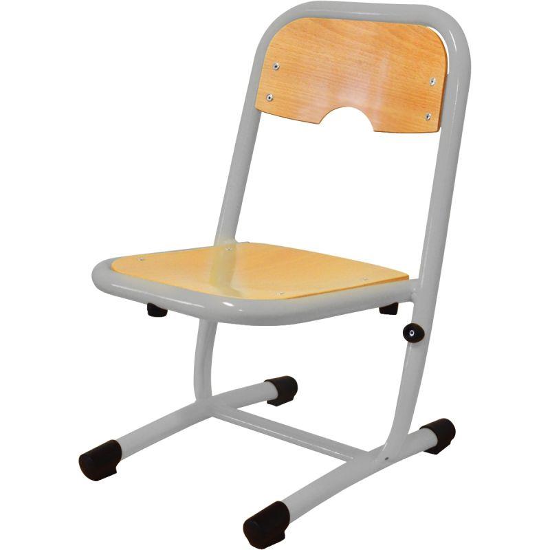 Image de  Chaise fixe appui sur table T0 alu 