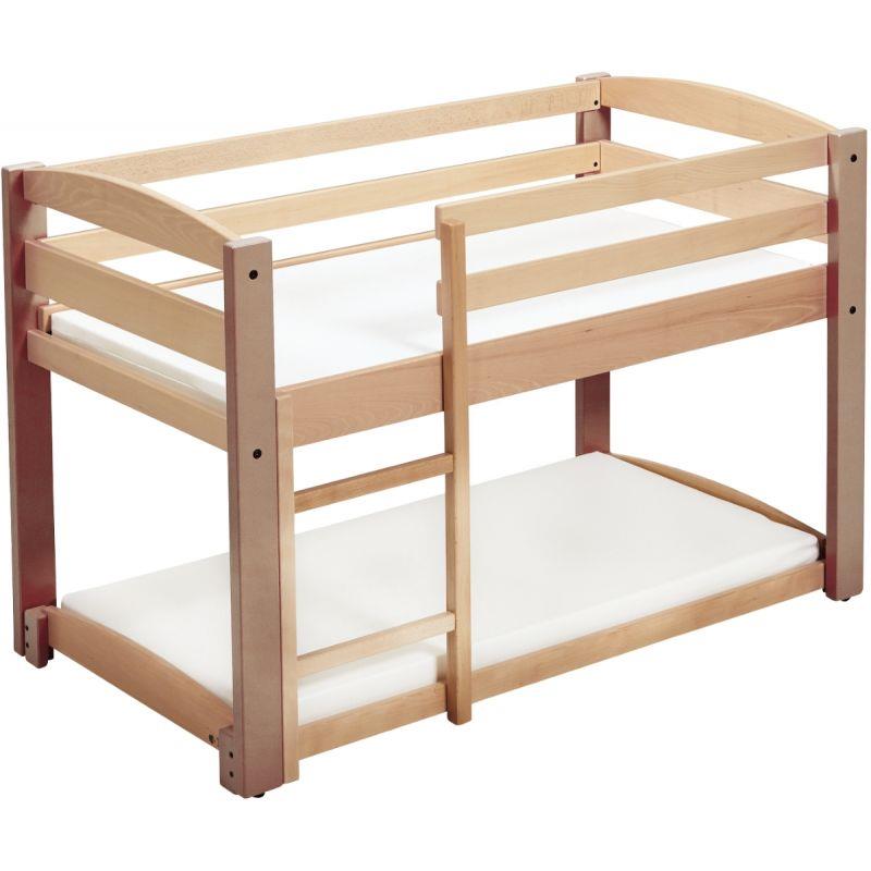 Image de  Lit gain de place duo en bois 