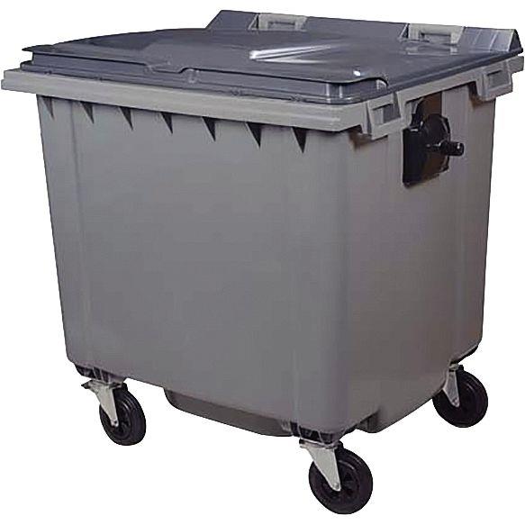 Image de  Container 4 roues 1000L gris 