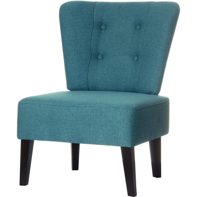 Ref. 95272, Fauteuil Brighton bleu, marque PAPERFLOW