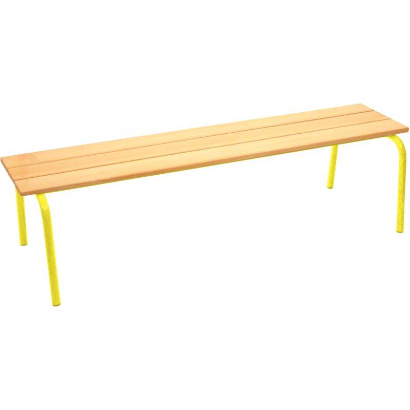 Image de  Banc sans dossier L120cm T5 jaune 