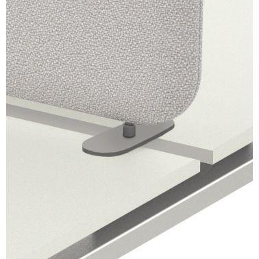 Image de  Lot de 2 pinces de fixation pour panneau acoustique H40cm blanc 