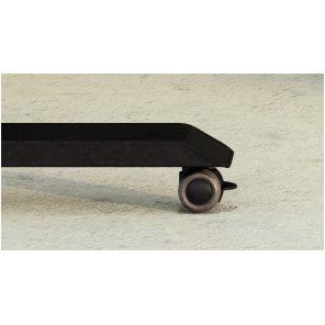 Image de  Lot de 4 roulettes Ø40mm noir 