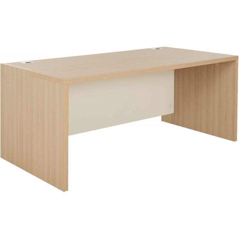 Image de  Bureau simple Brabant L180xH75xP90cm chêne structuré/blanc 