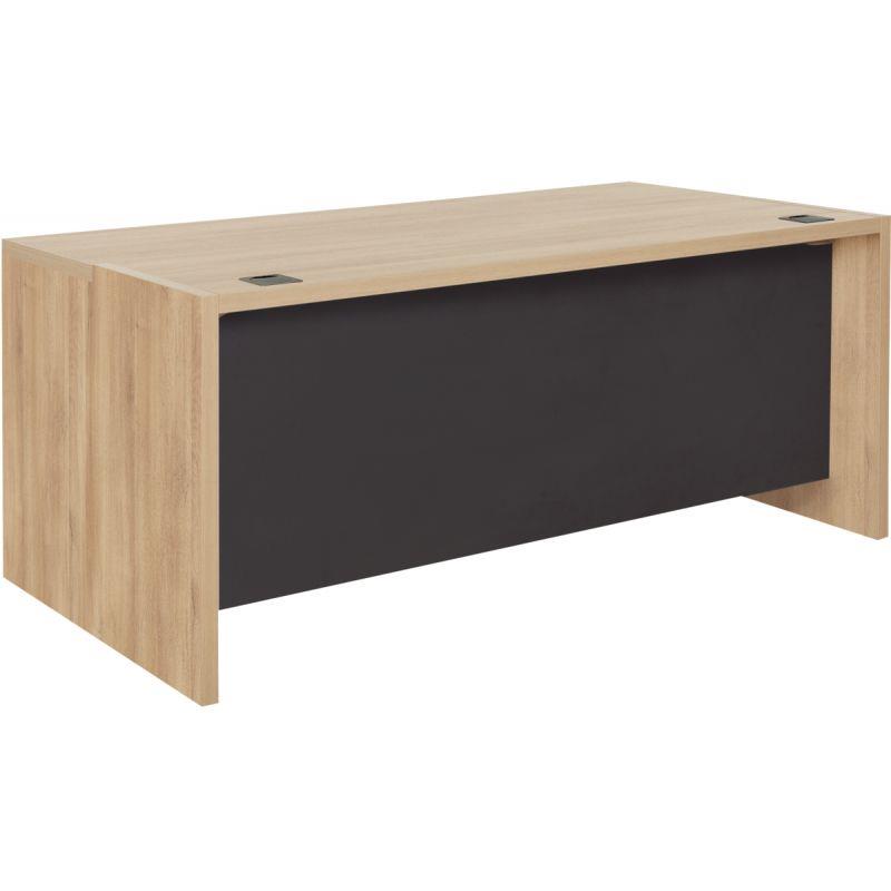 Image de  Bureau simple Brabant L200xH75xP90cm chêne du bocage/anthracite 