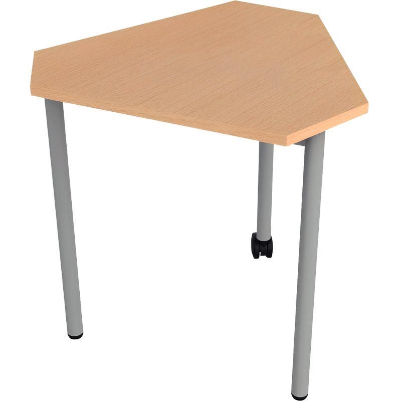 Ref. 96485, Table modulable 3 pieds 1 roulette taille 6 alu, marque N.C