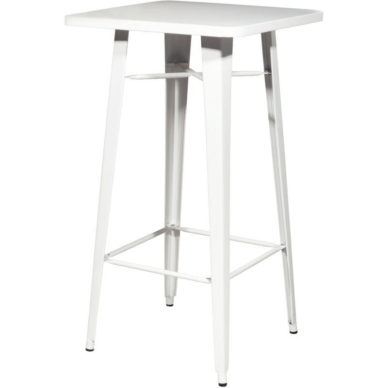 Ref. 96505, Table haute Urban blanc, marque PAPERFLOW