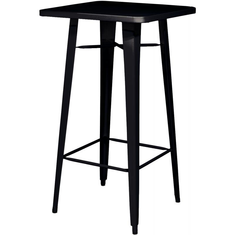 Ref. 96506, Table haute Urban noir, marque PAPERFLOW