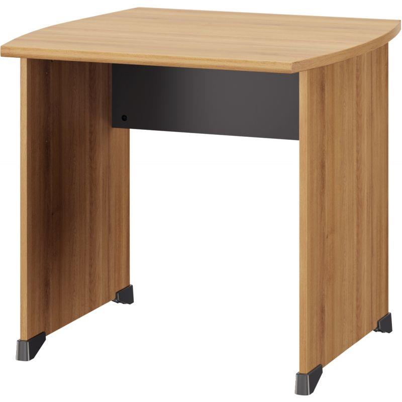 Image de  Table bureau pieds panneau L80 cm Jazz+ Chêne du Bocage 