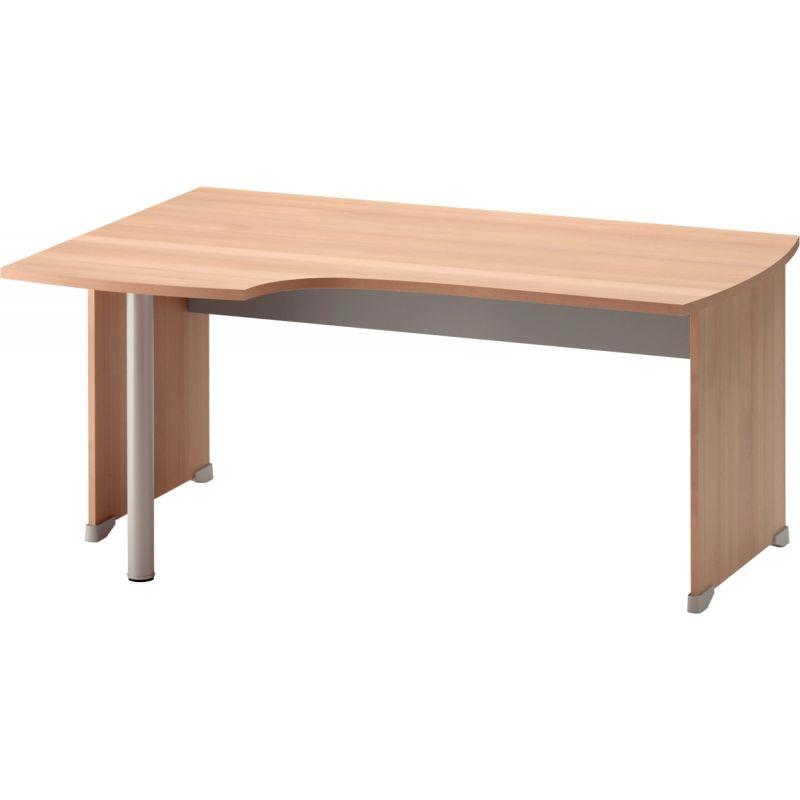 Image de  Plan compact 90° gauche pieds panneau Jazz+ Hêtre 