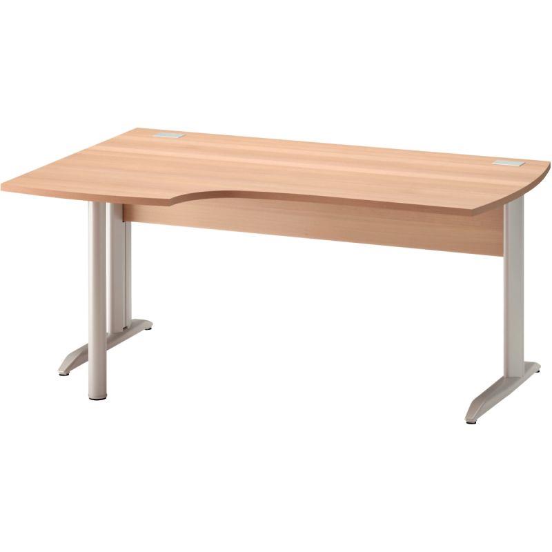 Image de  Plan compact 90° gauche pieds métal Jazz+ Hêtre 