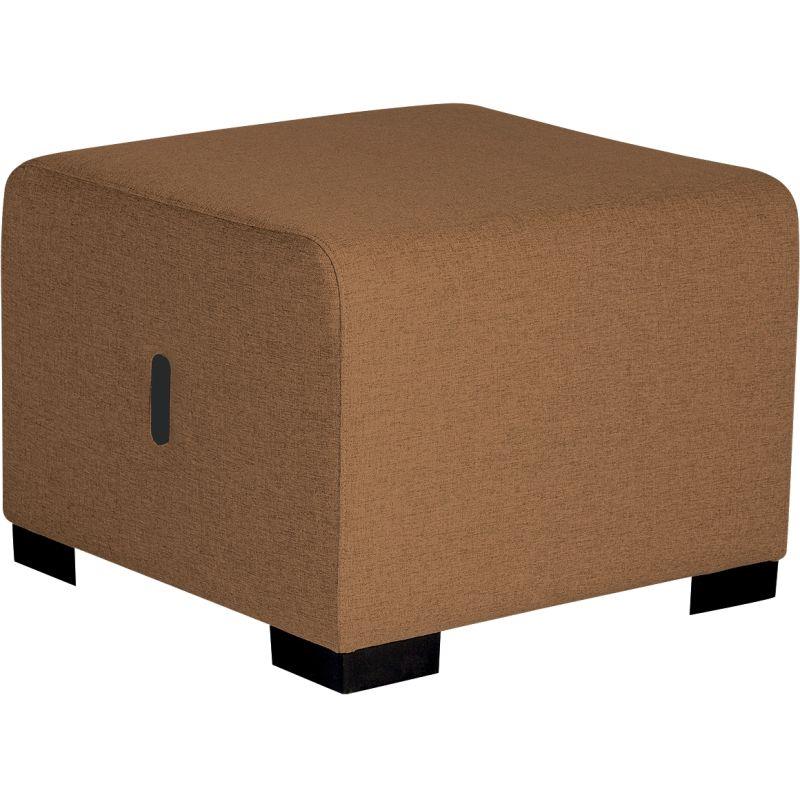 Ref. 96730, Pouf Hizia 1 place terre de sienne, marque ALBA