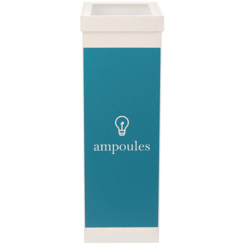 Ref. 97168, Corbeille de tri sélectif ampoule blanc 60 litres, marque PAPERFLOW