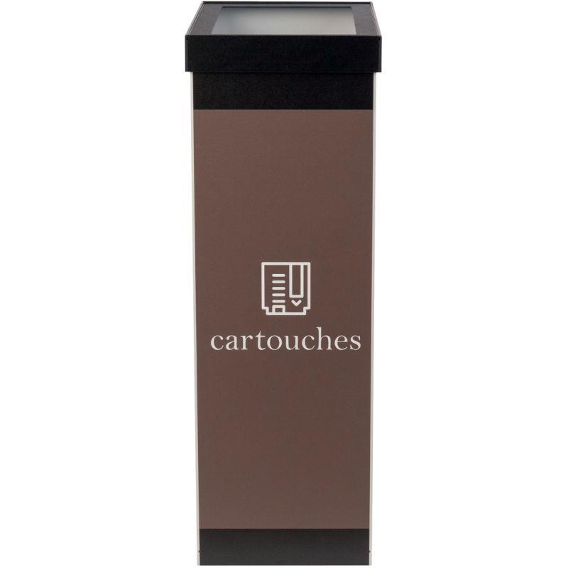 Ref. 97169, Corbeille de tri sélectif cartouche noir 60 litres, marque PAPERFLOW