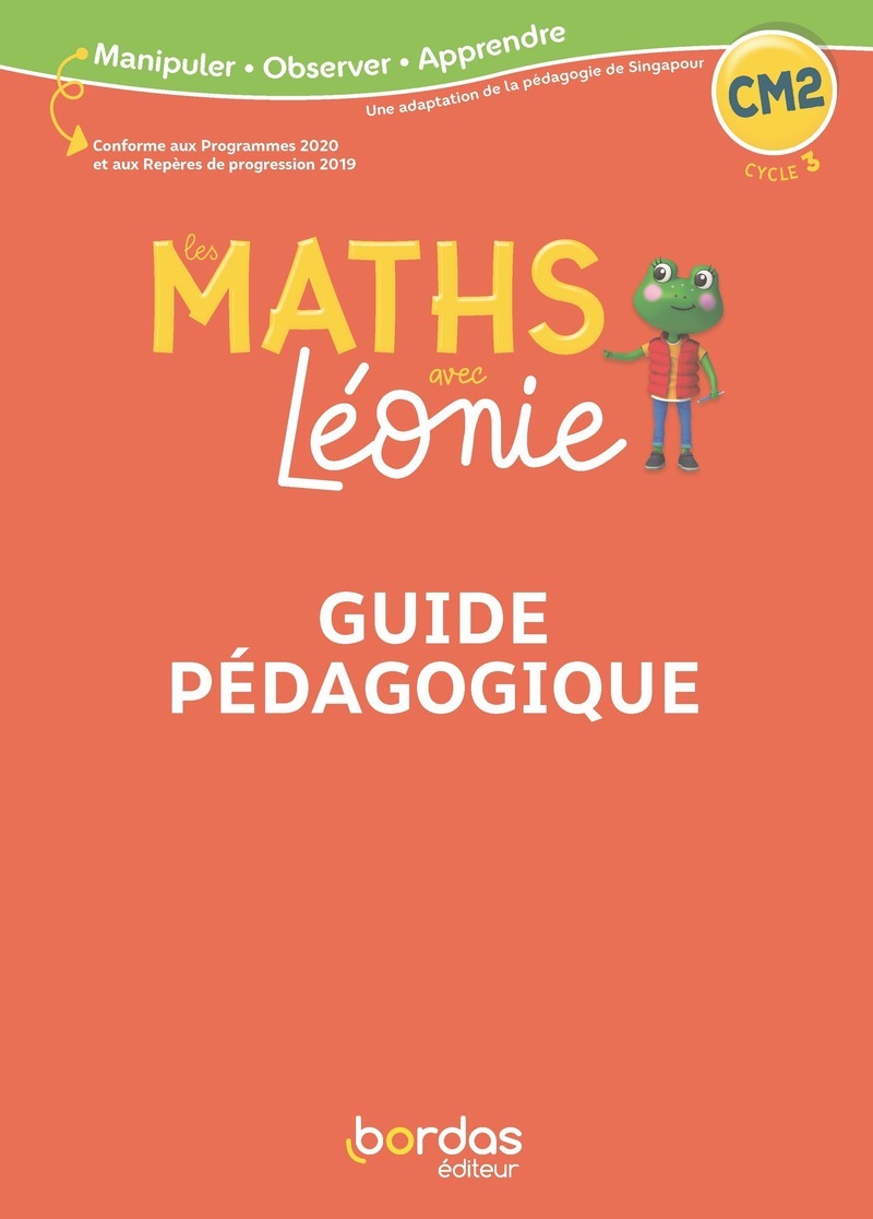 Image de  Les maths avec léonie - CM2 - 2023 - guide pédagogique 