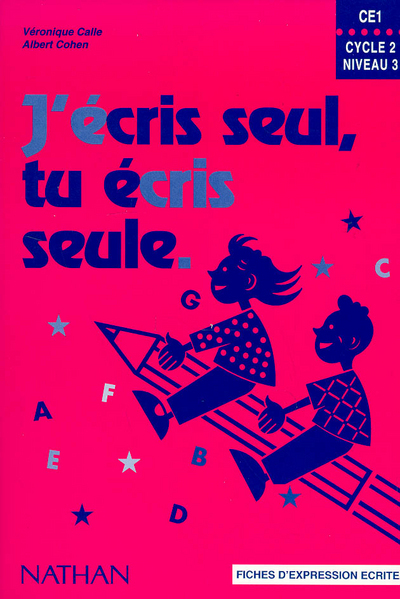Ref. 9782091211725, J'écris seul, tu écris seule CE1 - fichier d'expression écrite, marque NATHAN