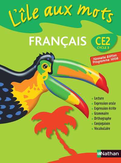 Ref. 9782091217437, L'ile aux mots - manuel - CE2, marque NATHAN