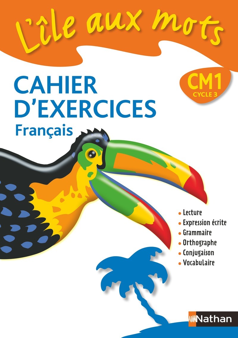 Ref. 9782091224091, L'île aux mots - cahier exercices - CM1, marque NATHAN