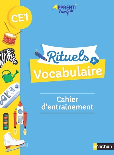 Ref. 9782091242491, Rituels de vocabulaire CE1 - cahier d'entrainement, marque NATHAN