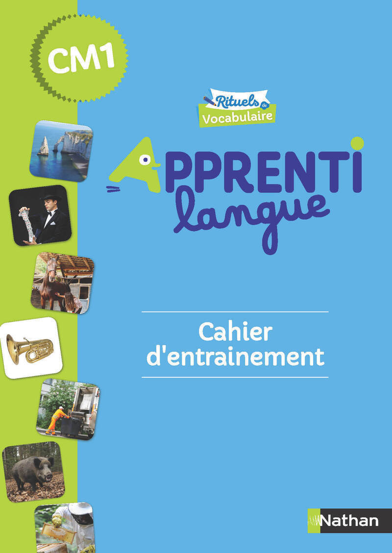 Ref. 9782091242514, Rituels de vocabulaire CM1 - cahier d'entrainement, marque NATHAN