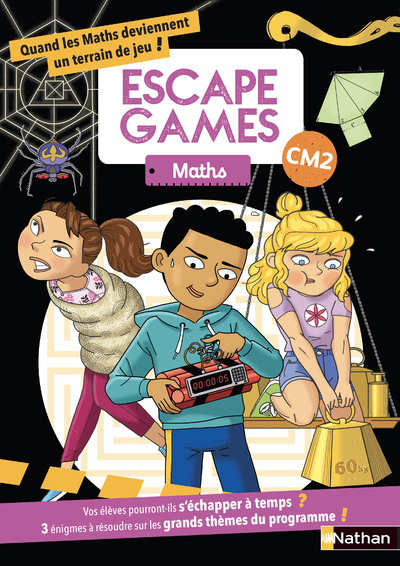 Ref. 9782091242781, Panoramas - escape games maths CM2, marque NATHAN