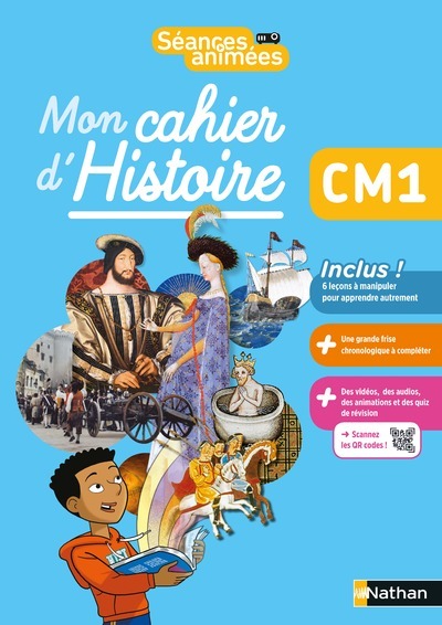 Ref. 9782091242804, Séances animées - CM1 - mon cahier d'histoire, marque NATHAN
