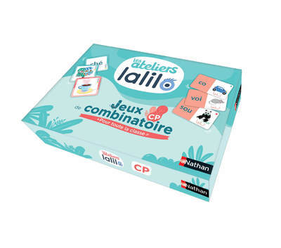 Ref. 9782091242835, Les ateliers lalilo - jeux de combinatoire CP, marque NATHAN