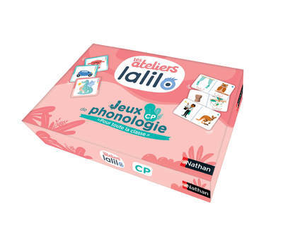 Ref. 9782091242842, Les ateliers lalilo - jeux de phonologie CP, marque NATHAN