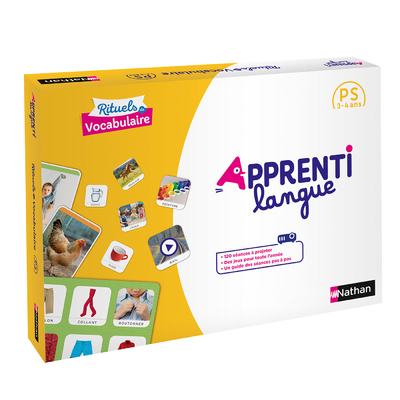 Ref. 9782091242965, Apprentilangue - rituels de vocabulaire PS, marque NATHAN