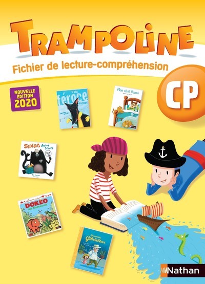 Ref. 9782091243443, Trampoline - méthode de lecture - fichier de compréhension CP - ne..., marque NATHAN