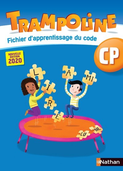 Ref. 9782091243450, Trampoline - méthode de lecture - fichier code CP ne 2020, marque NATHAN