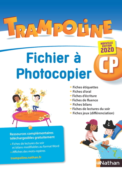 Ref. 9782091243474, Trampoline - fichier à photocopier - CP - ne 2020, marque NATHAN