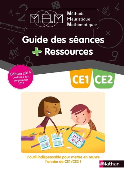Ref. 9782091243528, Mhm - CE1 CE2 - guide pédagogique 2019, marque NATHAN