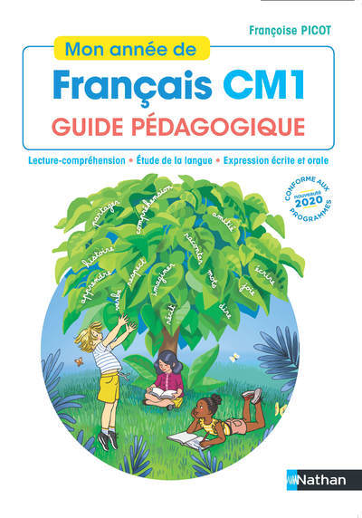 Ref. 9782091244112, Mon année de français CM1 - guide pédagogique - 2020, marque NATHAN