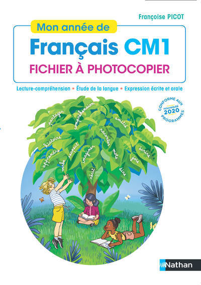Ref. 9782091244129, Mon année de français CM1 - fichier à photocopier 2020, marque NATHAN