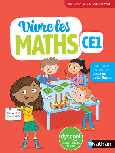 Ref. 9782091244204, Vivre les maths - fichier élève dys CE1 - 2020, marque NATHAN