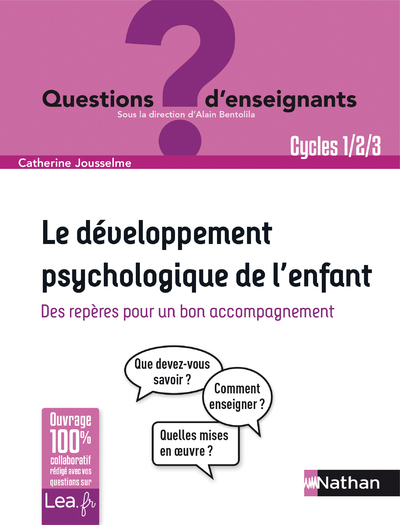 Ref. 9782091247281, Le développement PSychologique de l'enfant, marque NATHAN