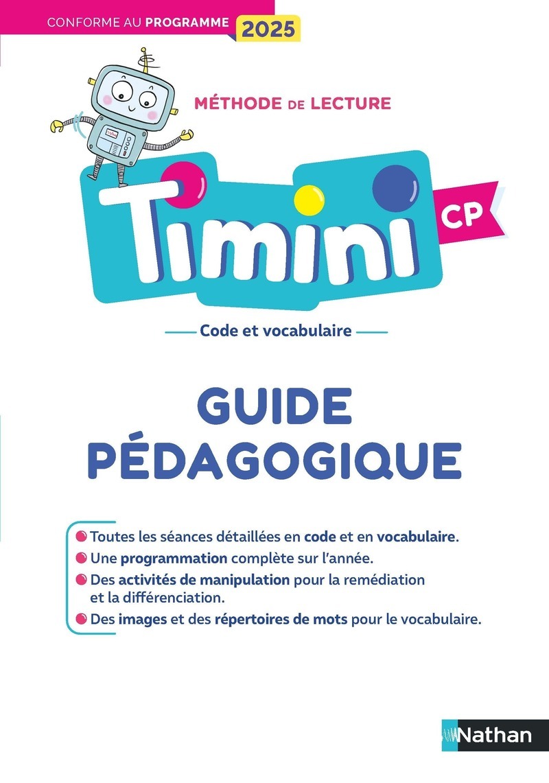 Ref. 9782091249056, Timini CP - guide pédagogique, marque NATHAN