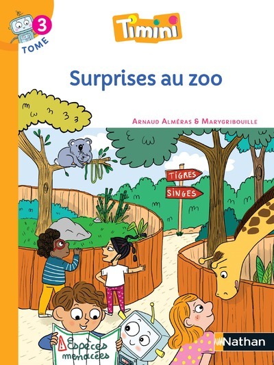 Ref. 9782091249087, Timini - album 3 CP - surprises au zoo, marque NATHAN