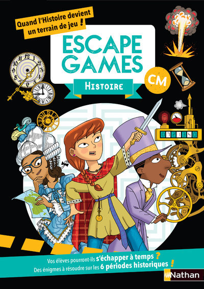 Ref. 9782091249117, Panoramas ressources - escape games histoire - cm, marque NATHAN