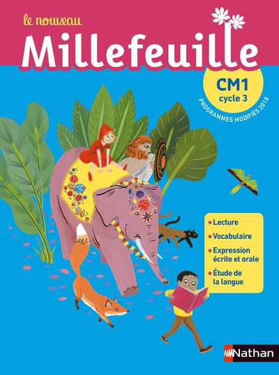 Ref. 9782091249599, Nouveau millefeuille CM1 - manuel 2019, marque NATHAN